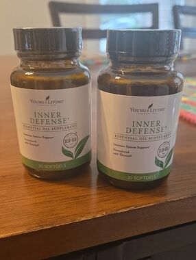 New Old Stock Bundle Of 2 Young Living Inner Defense Supplements